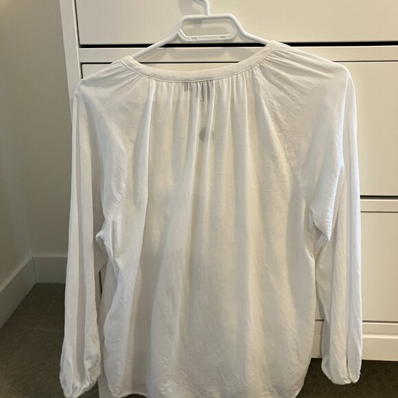 Gap White Cotton Blouse  - XS - Picture 3 of 6